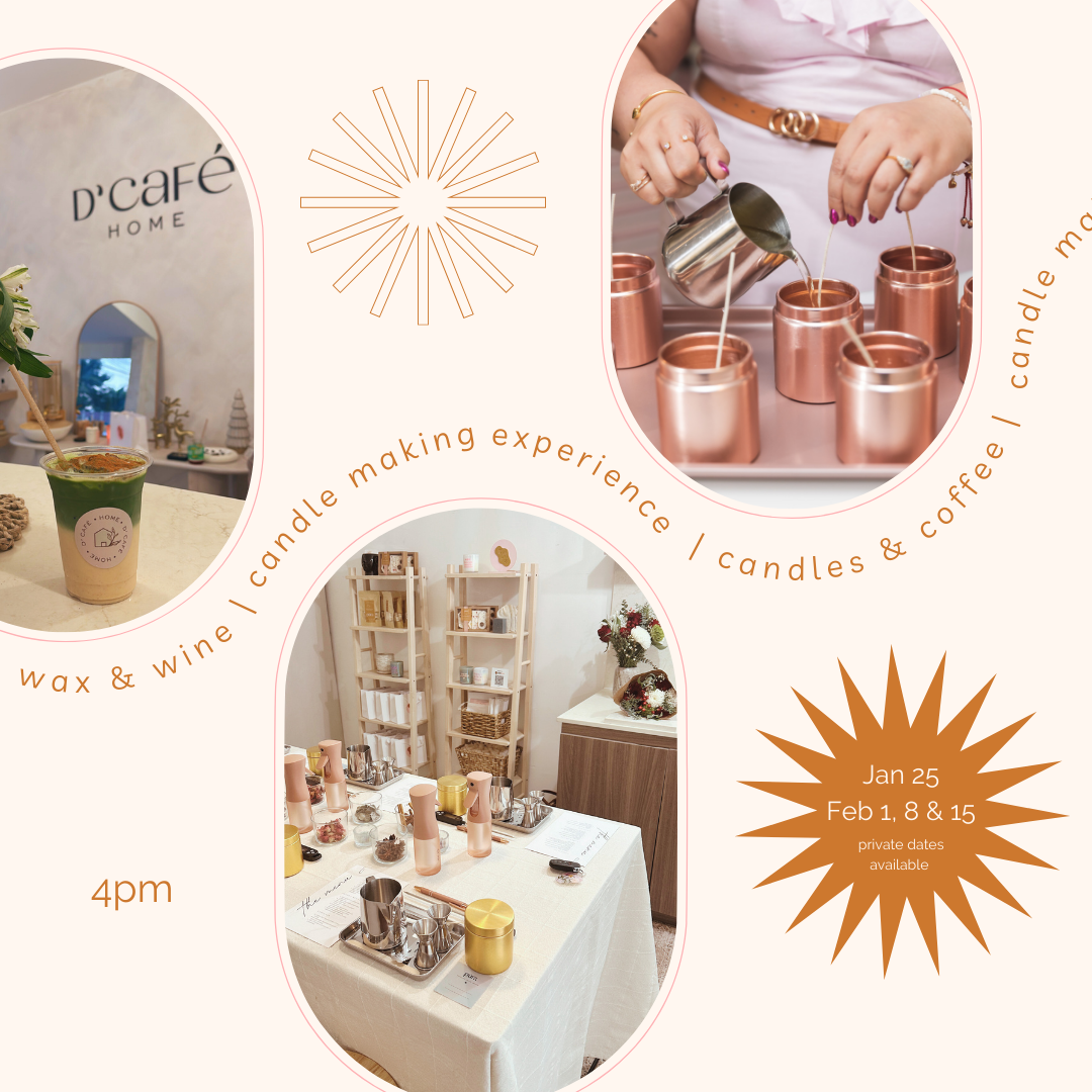 Candles & Coffee | FEB 15 | Valentine's Candle Making Experience