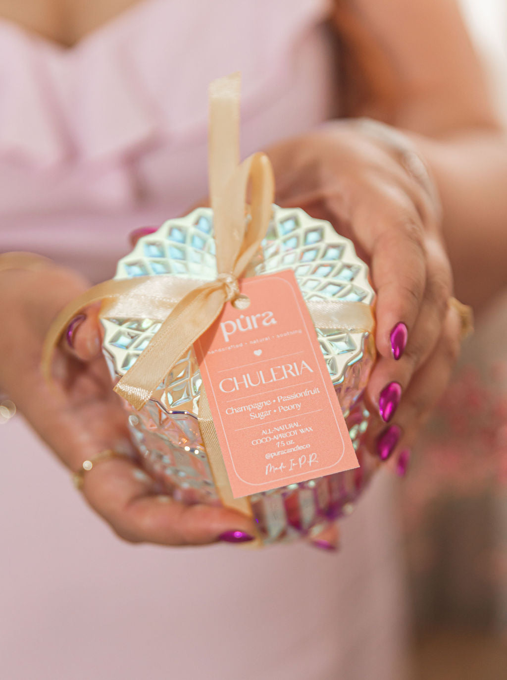 Valentine's Glass Candle | 7.5oz Candle