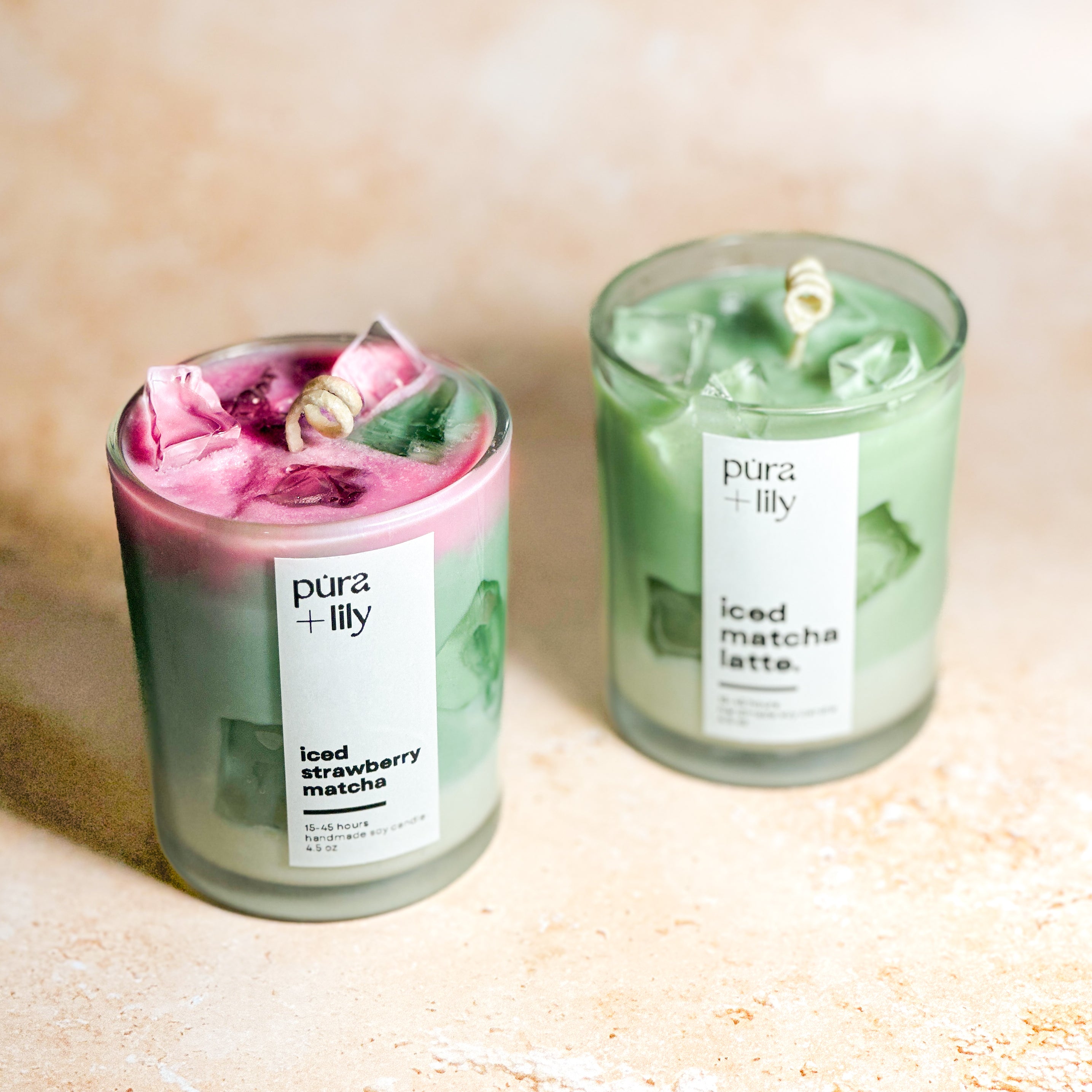 Iced Strawberry Matcha