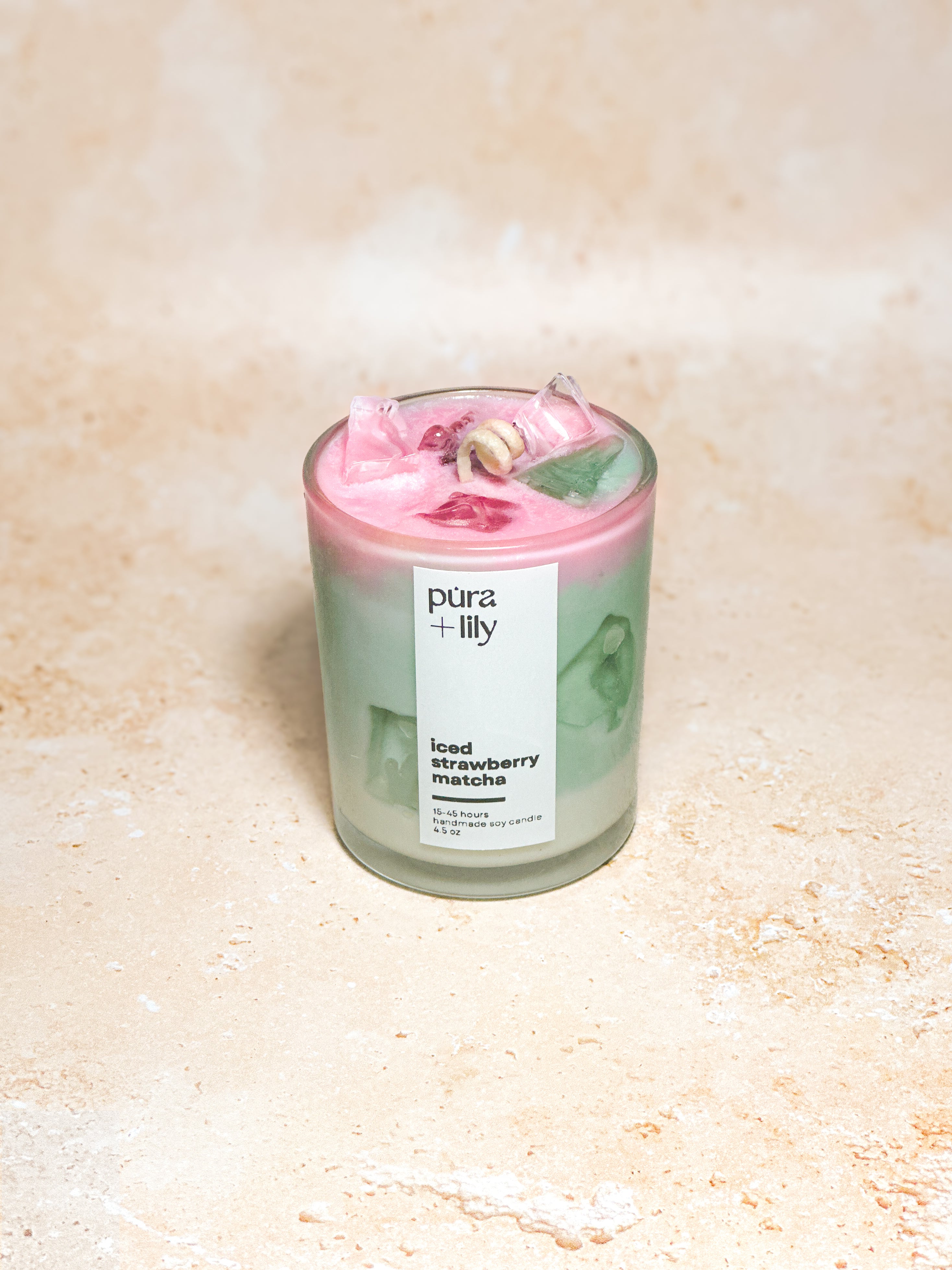 Iced Strawberry Matcha