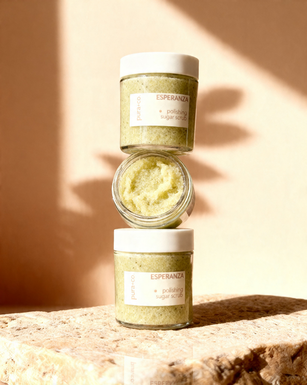 ESPERANZA — Sugar Scrub White Tea, Eucalipto & Jengibre