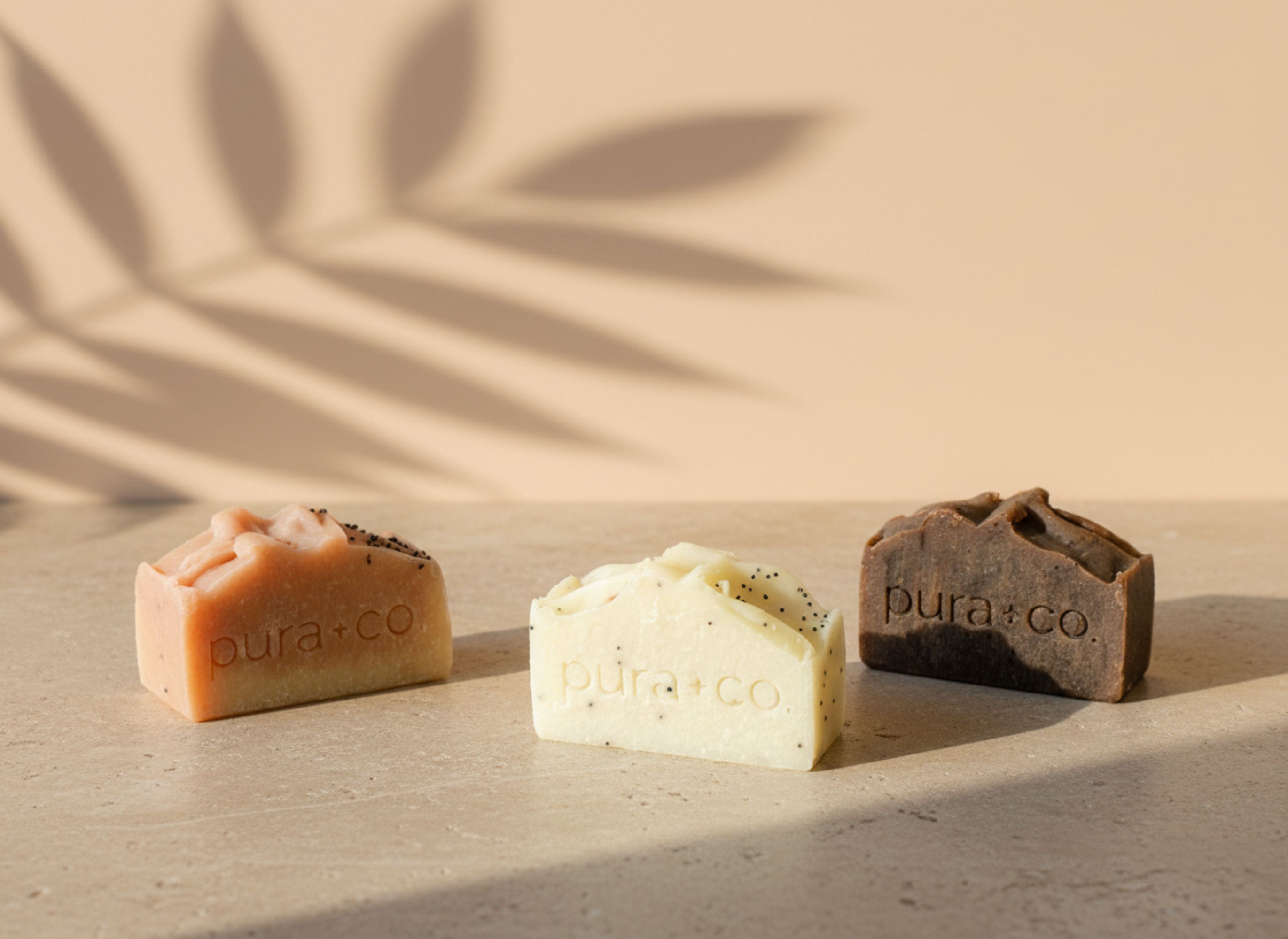 Pura+Co | Mini Grupo de Jabónes Artesanales | Artisanal Soap | Cold-process Soap | Handmade Skin Care | Puerto Rico 