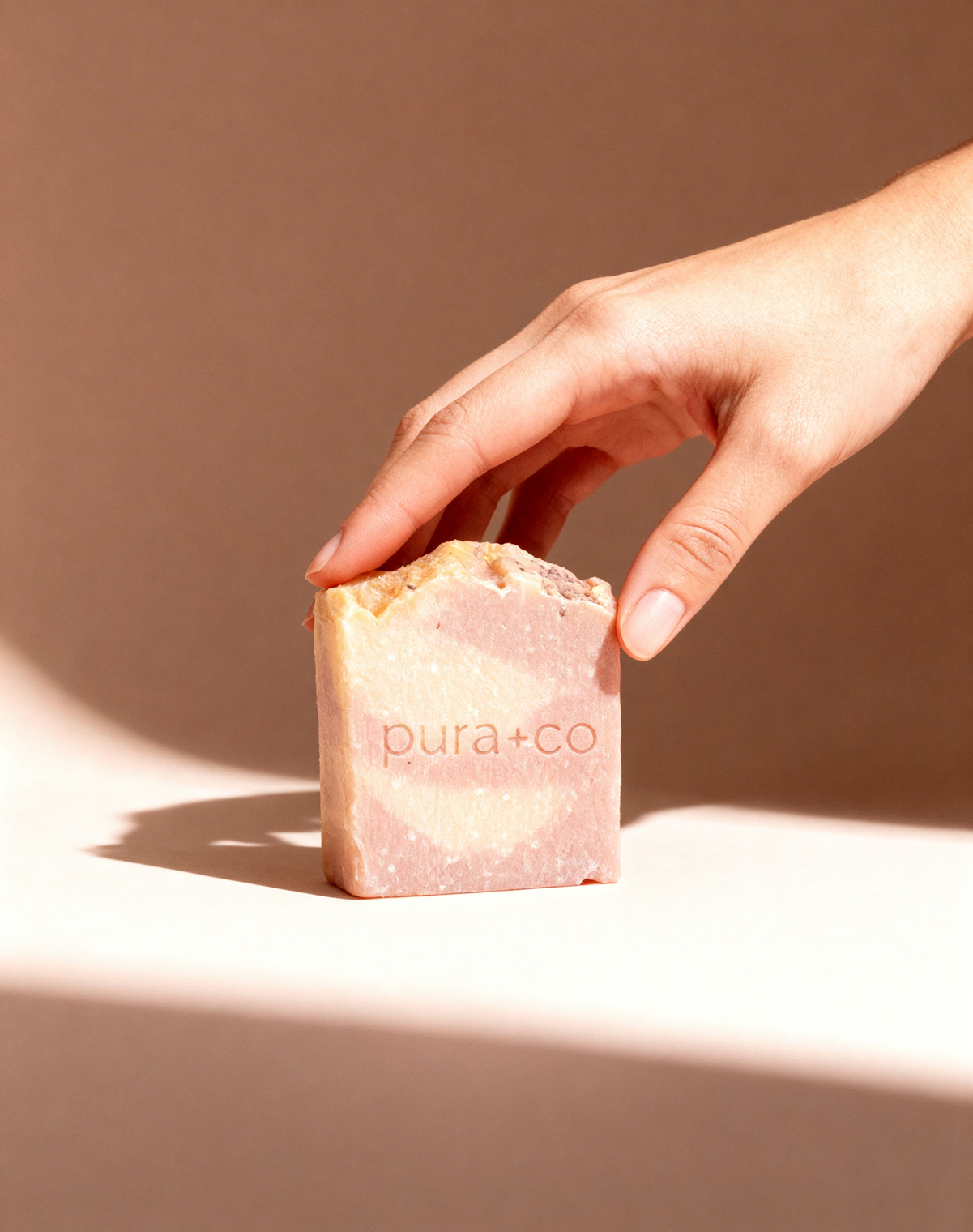 Pura+Co | Artisanal Soap Bar| Jabón Artesanal| Cold-process Soap |  Grapefruit & Mint Scent | Handmade Skin Care | Puerto Rico